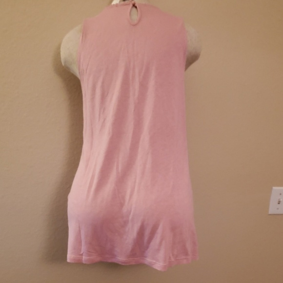 H&M pink tank top blouse S - Picture 3 of 4
